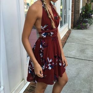 BOHME HALTER OPEN BACK DRESS!! 😍